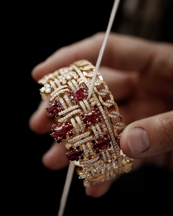 Chanel's new high jewellery collection was inspired by tweed